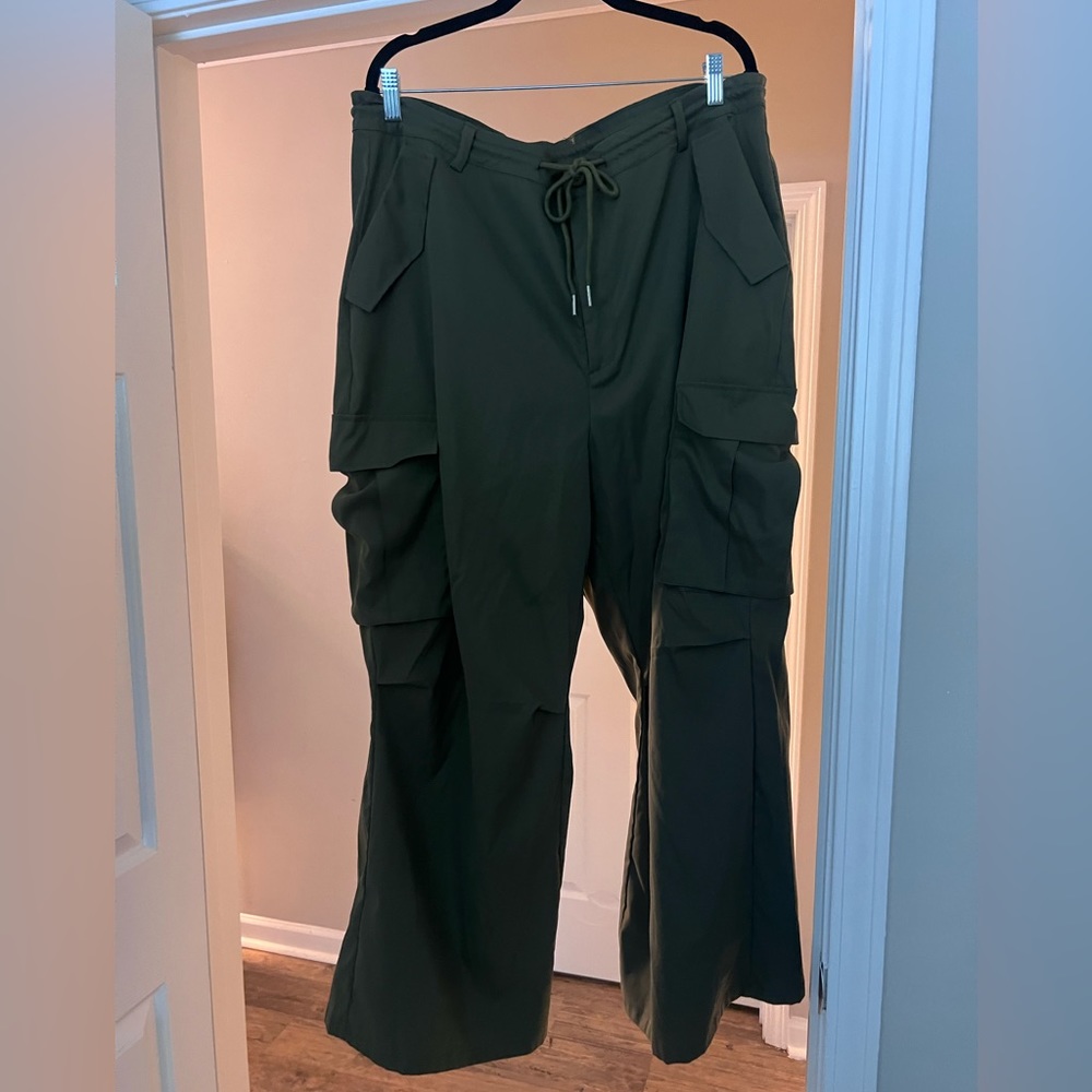 Olive Cargo Pants - Worn Once